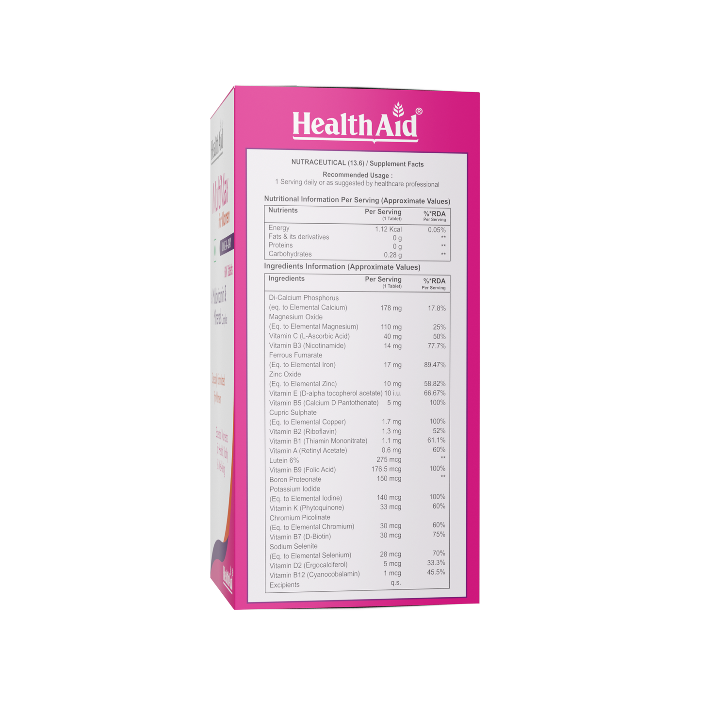 HealthAid MultiMax for Women | Energy & Immunity Support