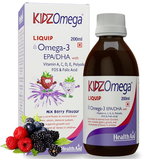 HealthAid Kidz Omega | Brain & Bone Support for Kids