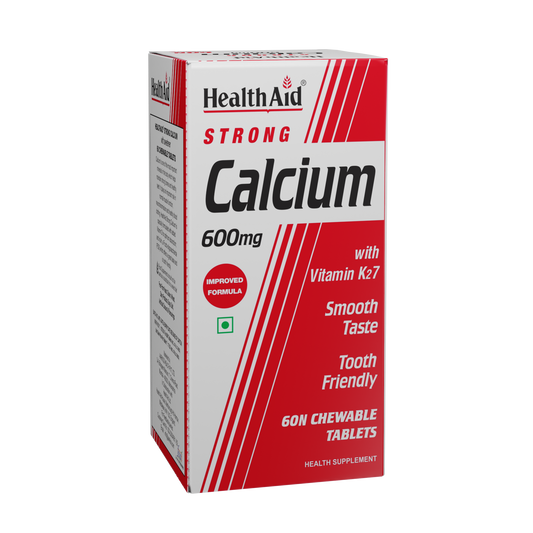 HealthAid Strong Calcium 600mg | Bone & Teeth Support