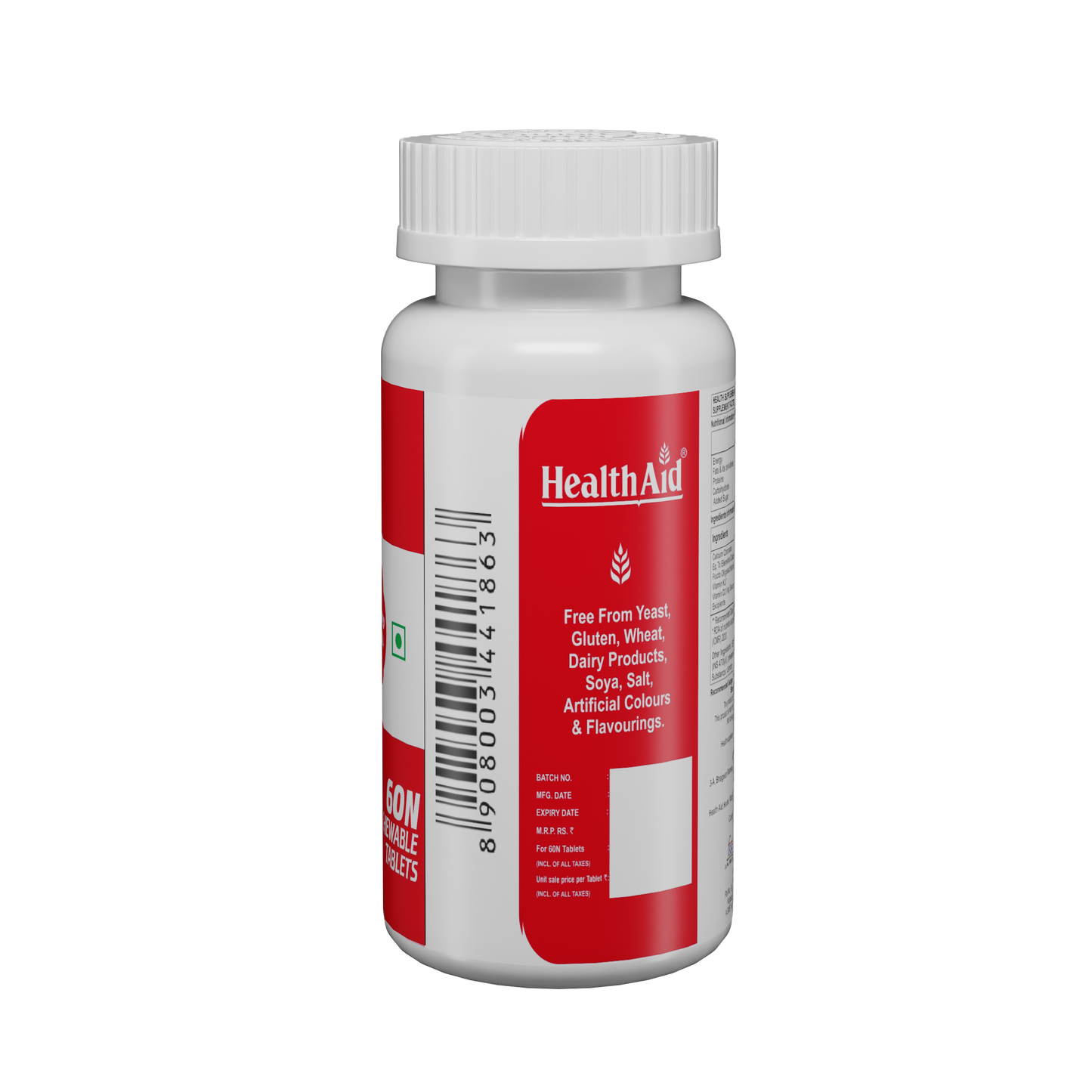 HealthAid Strong Calcium 600mg | Bone & Teeth Support