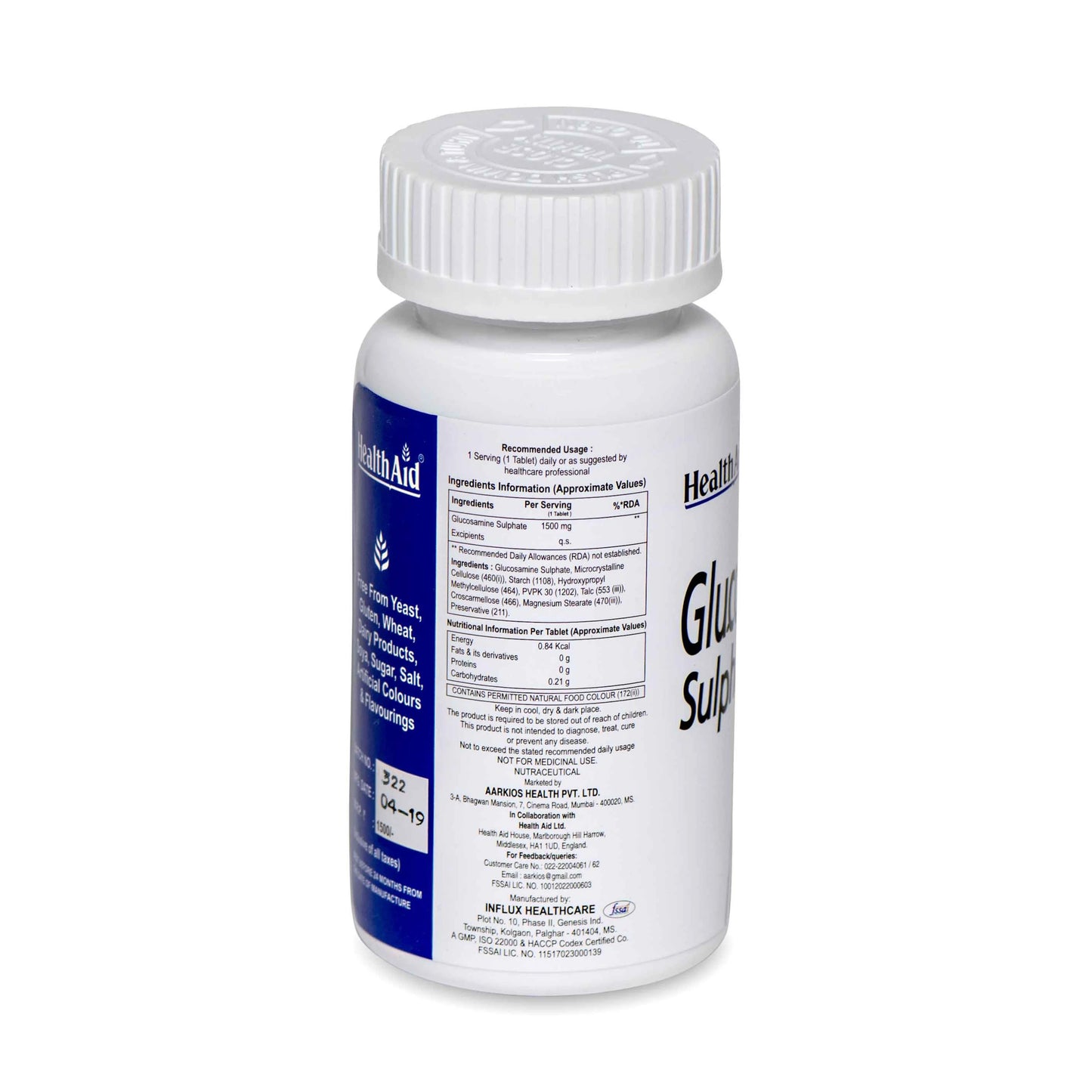HealthAid Glucosamine Sulphate | Joint & Bone Support
