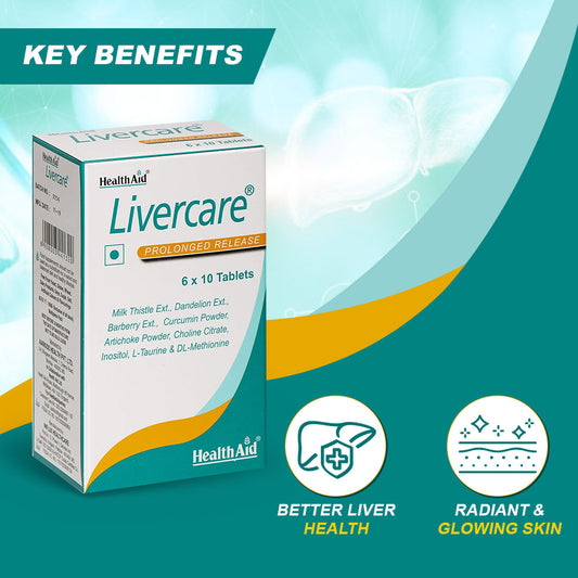 HealthAid Livercare Prolonged Release - Liver Detox & Support