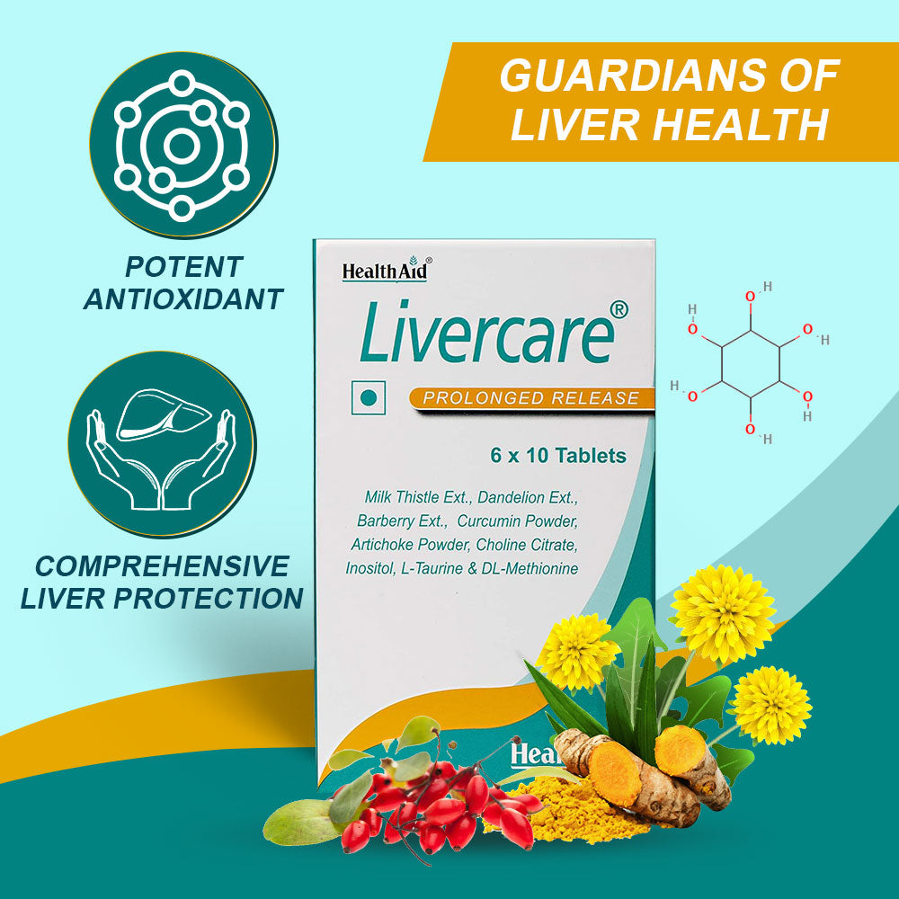 HealthAid Livercare Prolonged Release - Liver Detox & Support