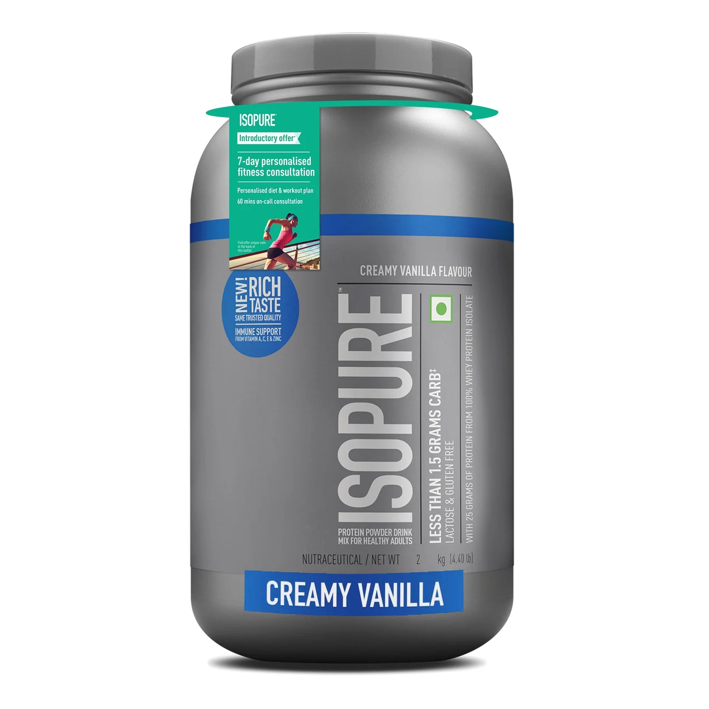 Isopure Low Carb Whey Protein Isolate | 25g Protein, No Sugar
