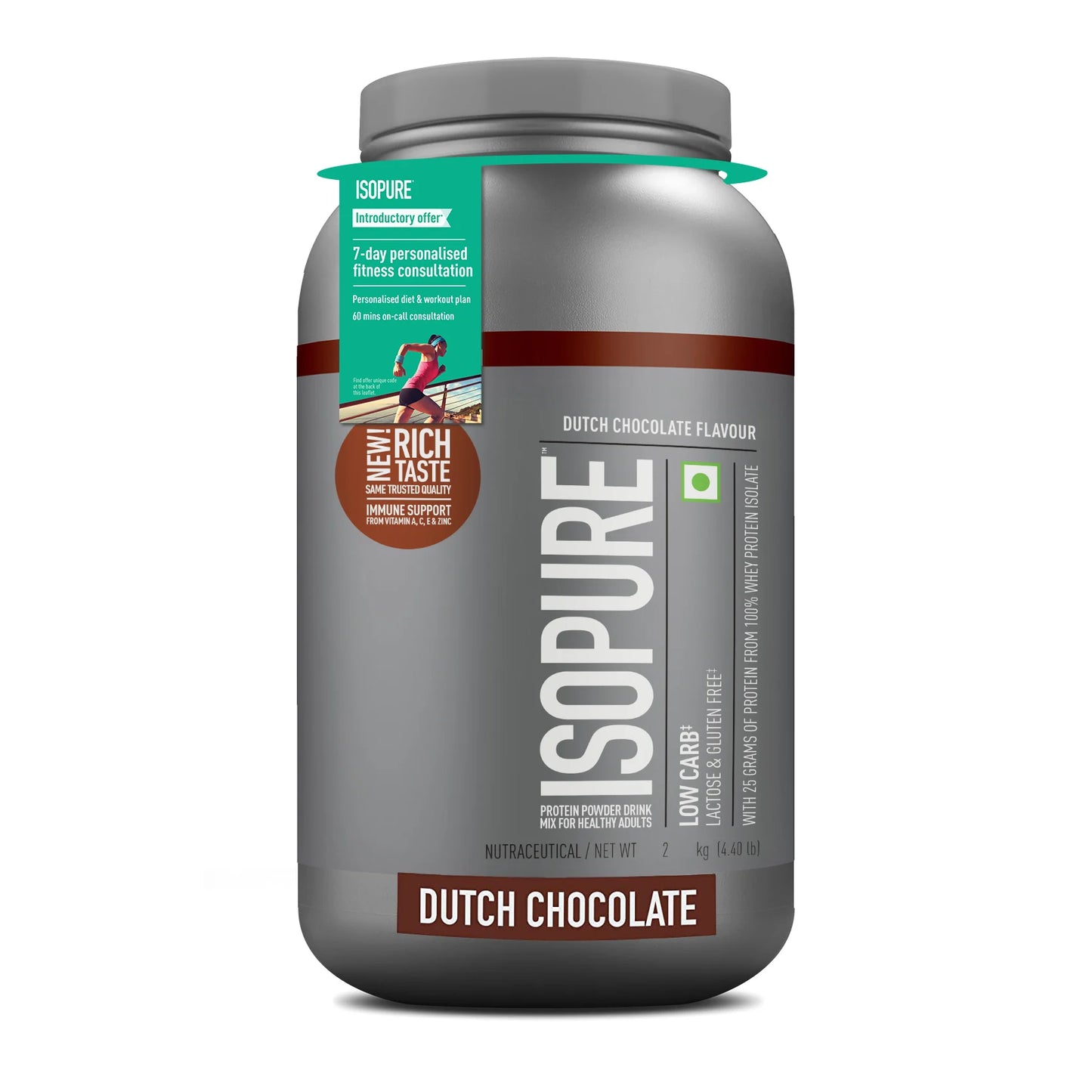Isopure Low Carb Whey Protein Isolate | 25g Protein, No Sugar