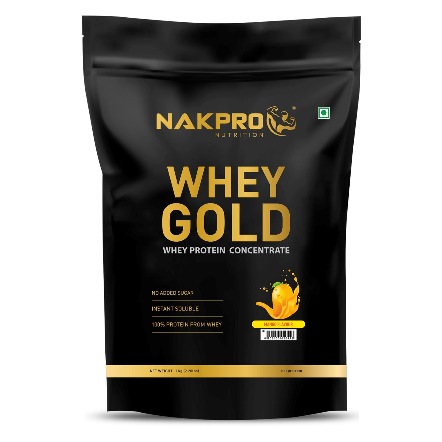 Nakpro Gold Whey Protein Concentrate - 25g Protein