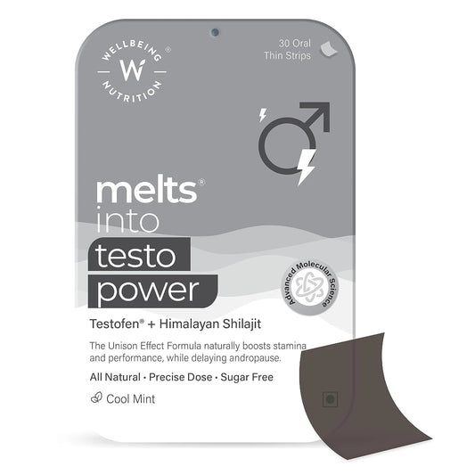Wellbeing Nutrition Melts Testo Power – Testosterone Booster