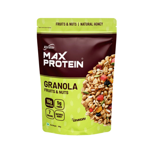 RiteBite Max Protein Granola Fruits & Nuts | High Protein Snack