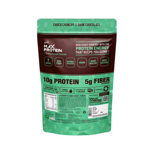 RiteBite Max Protein Granola Choco Crunchy | High Protein Snack