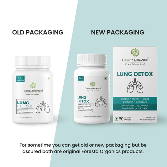 Foresta Organics Lung Detox | Herbal Lung Support Capsule