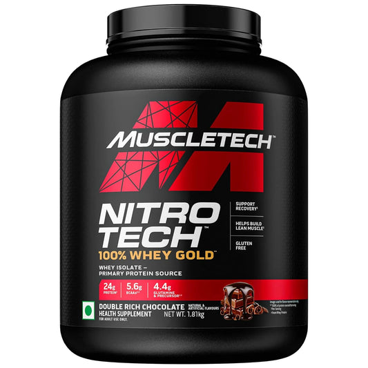MuscleTech NitroTech 100% Whey Gold - Premium Whey Protein