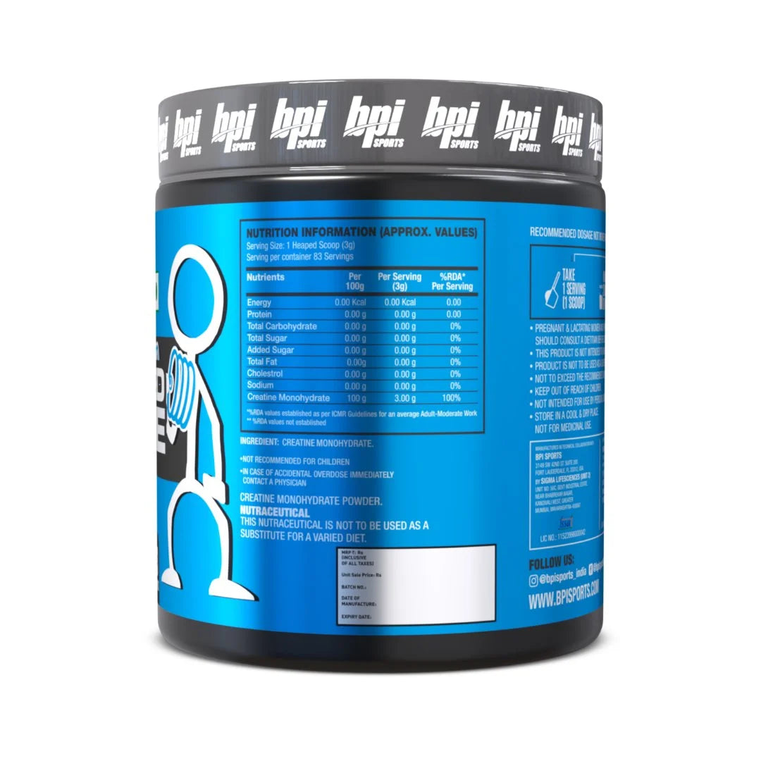 BPI Sports Micronized Creatine – Pure & Fast Absorbing