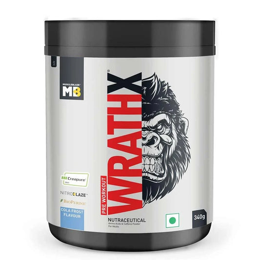 MuscleBlaze Wrathx – Energy & Endurance Pre-Workout