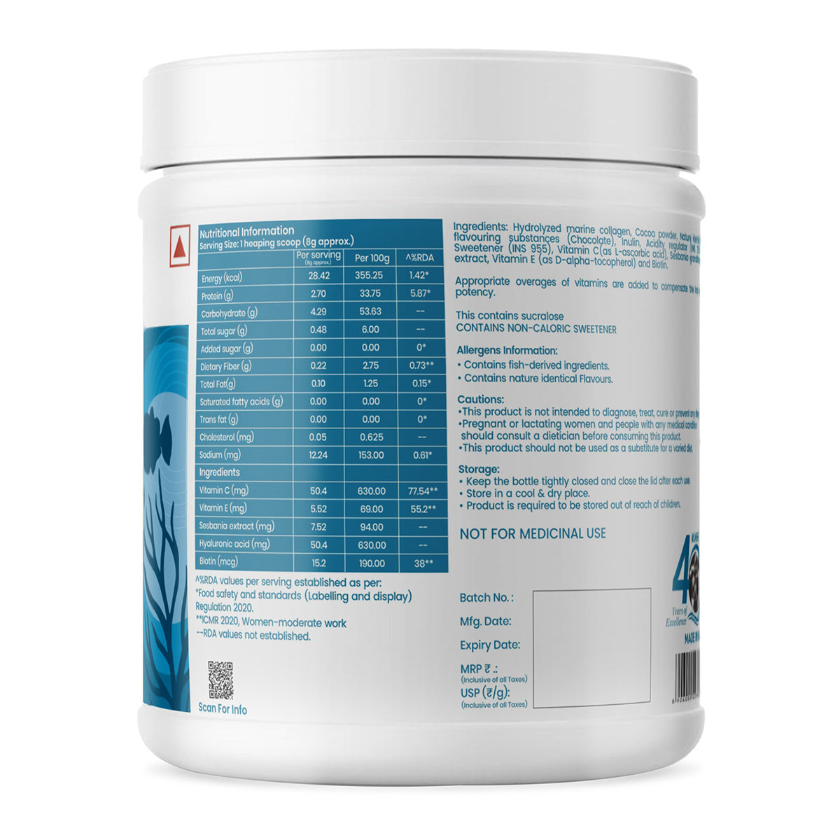 Dr. Morepen Marine Collagen Skin Protein Powder