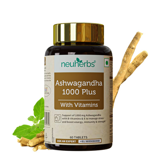 Neuherbs Ashwagandha 1000 Plus for Anxiety & Stress