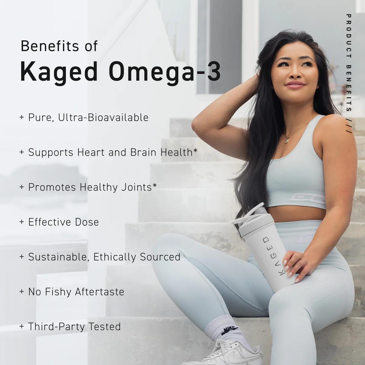 Kaged Muscle Omega 3 - Pure Triglyceride Fish Oil