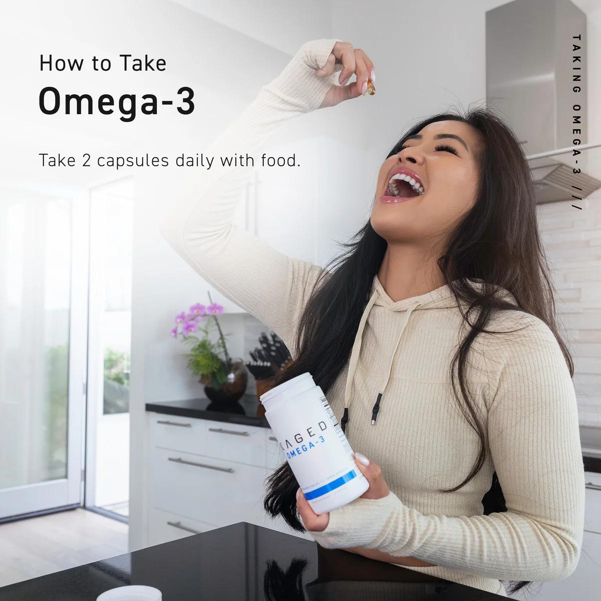 Kaged Muscle Omega 3 - Pure Triglyceride Fish Oil