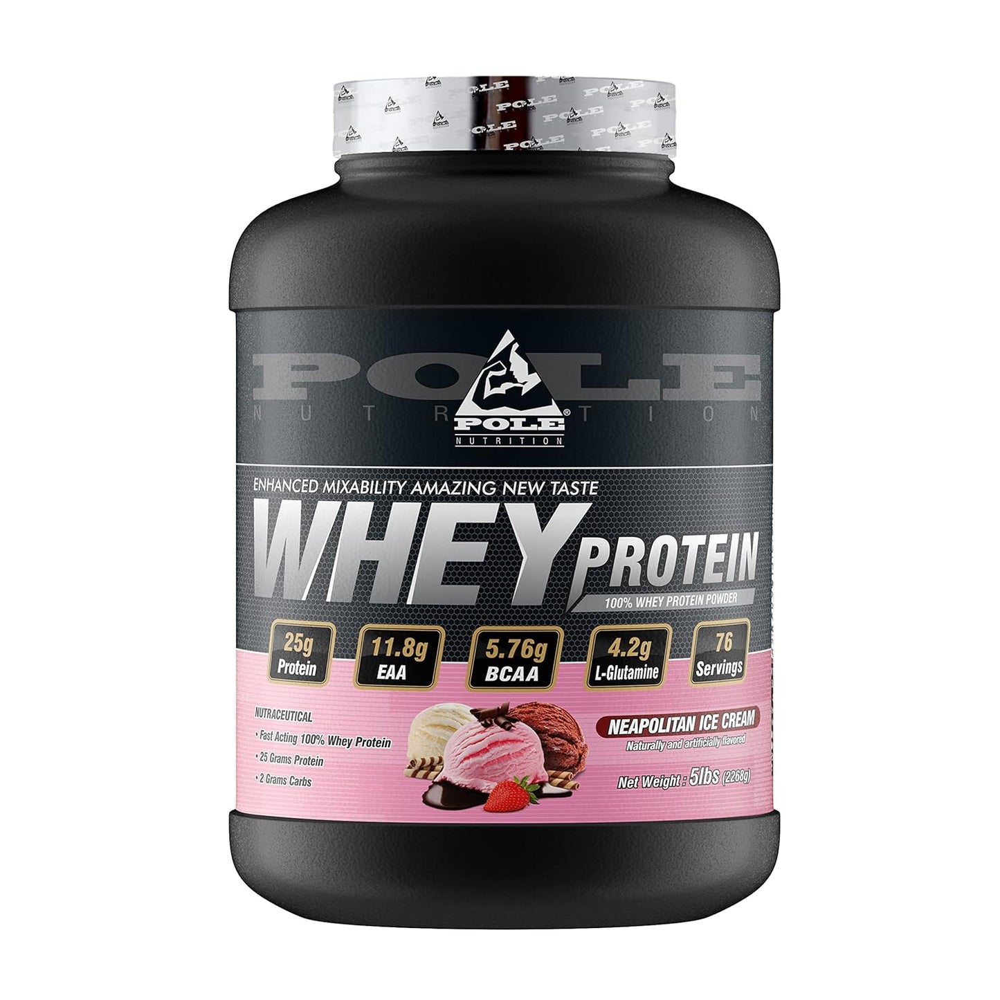 Pole Nutrition 100% Whey Protein | Muscle Growth & Recovery