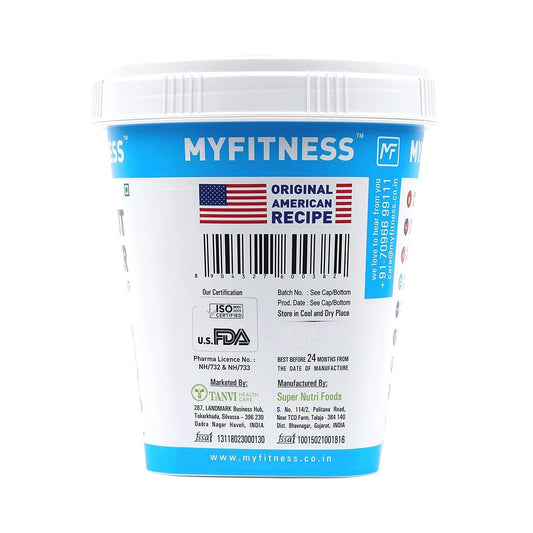 Myfitness Peanut Butter Chocolate Smooth Spread