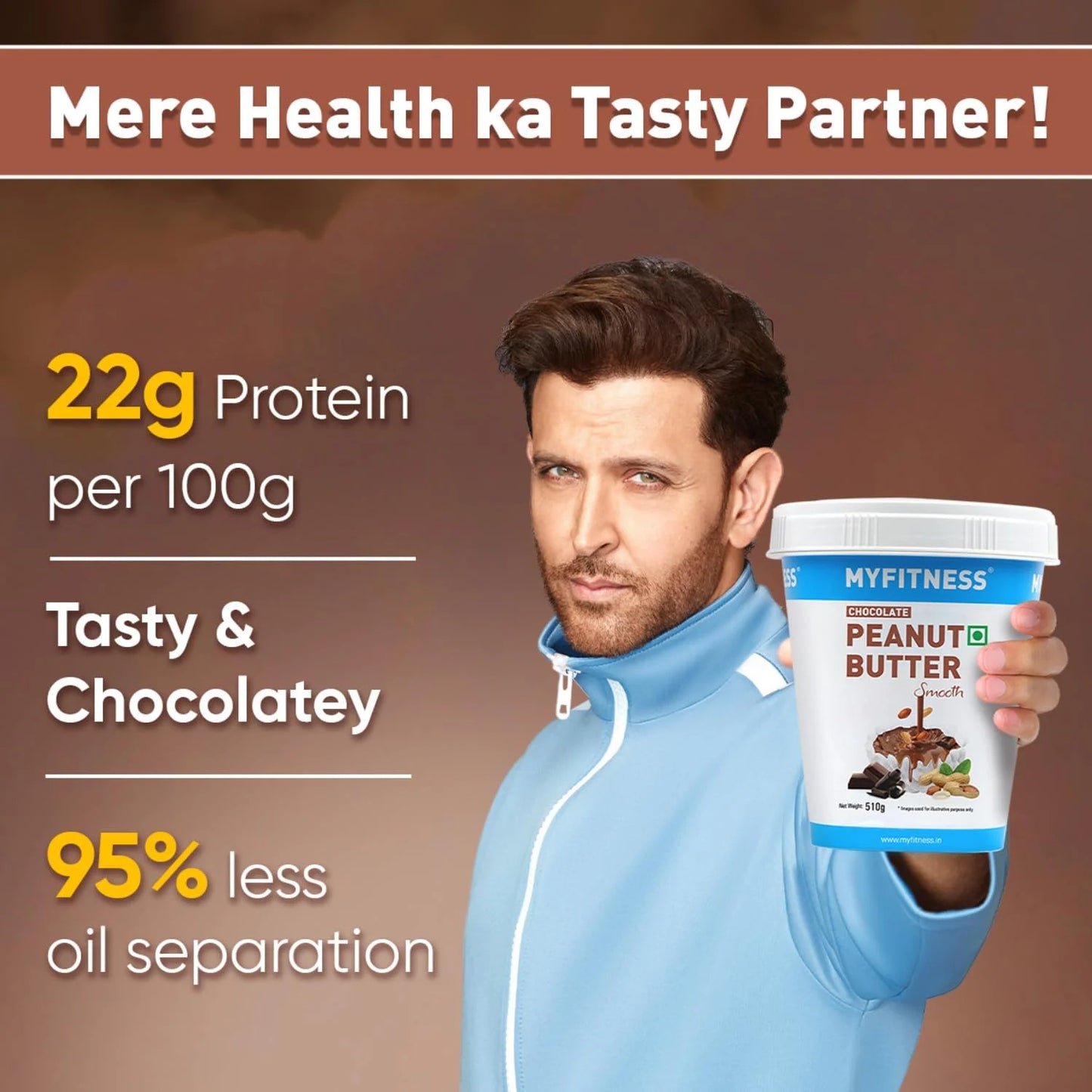 Myfitness Peanut Butter Chocolate Smooth Spread
