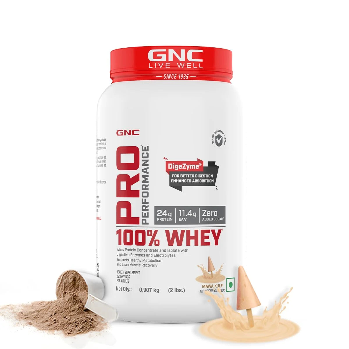GNC Pro Performance 100% Whey Protein | Muscle Growth & Recovery